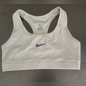 EUC Nike gray sports bra sz Small
